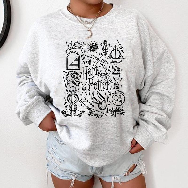 HP Iconic Item Sweatshirt Hoodie Shirt wizard house