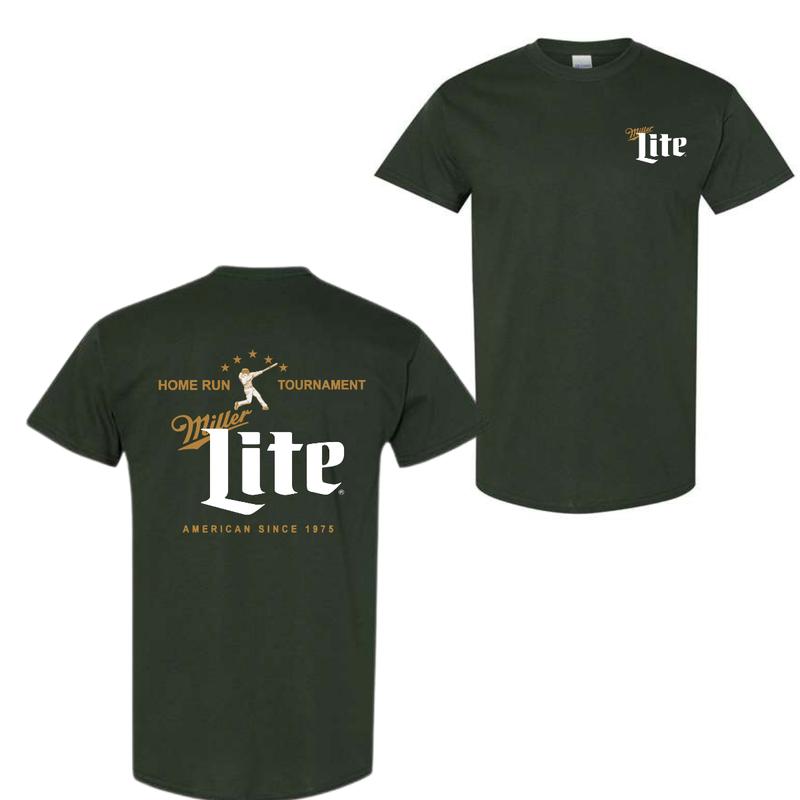 Vintage Home Run Tournament Miller Lite T-shirt For Men and Women