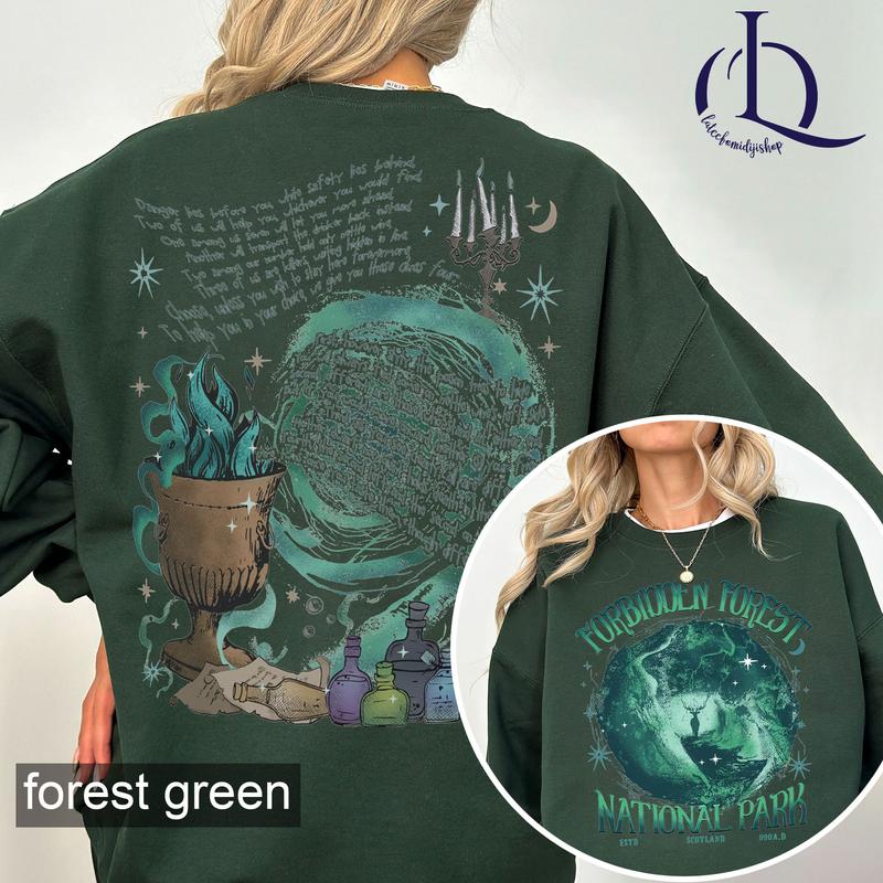 Harry Potter National Park Wizard Shirt, Forbidden Forest Sweatshirt, Wizard Shirt, Hogwarts House Sweatshirt, HP Wizard Shirt, Harry Potter Shirt, Bo