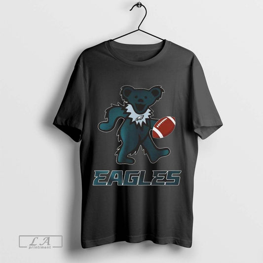 Philadelphia Eagles Football Fan In A Grateful Dead Night 2024 Shirt