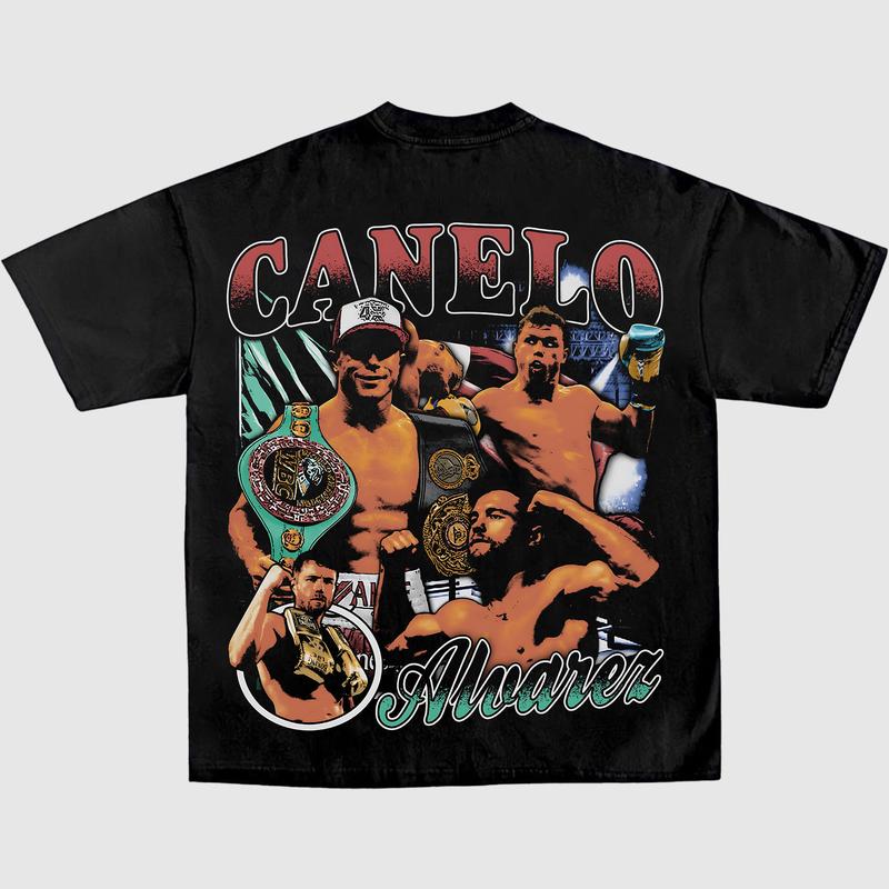 CANELO ALVAREZ TEE, Boxing T-shirt, Boxer Tee, Sports Shirt, Athletic Tee, Fitness Gift, Workout T-shirt Streetwear Crewneck Clothing