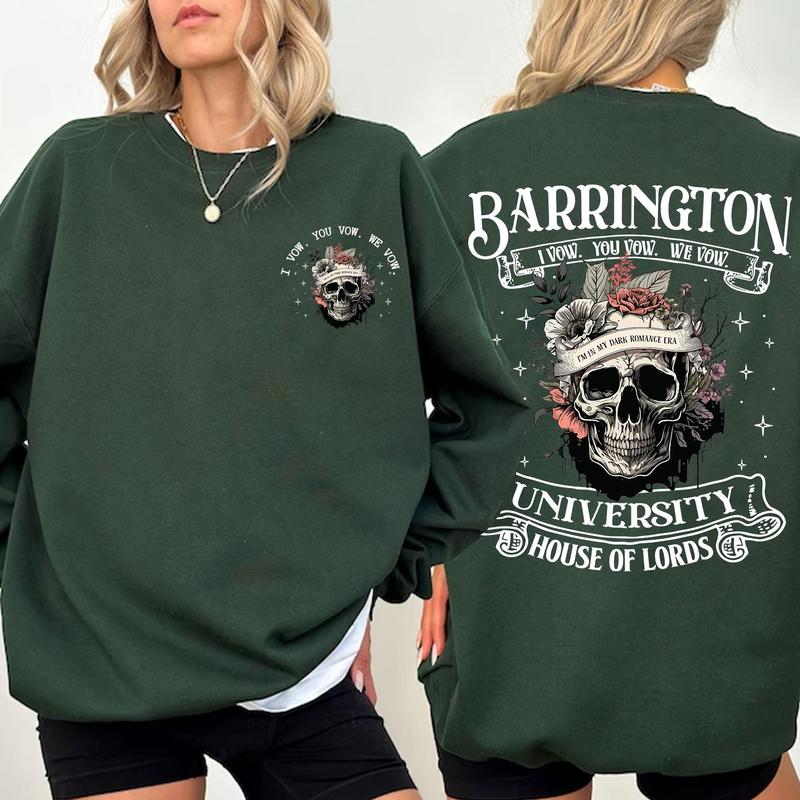 Retro Barrington University The Ritual Sweatshirt, Shantel Tessier Merch, Book Lover Shirt, Bookish Merch, Booktok Shirt, LORDS Series Book Shirt, Dar