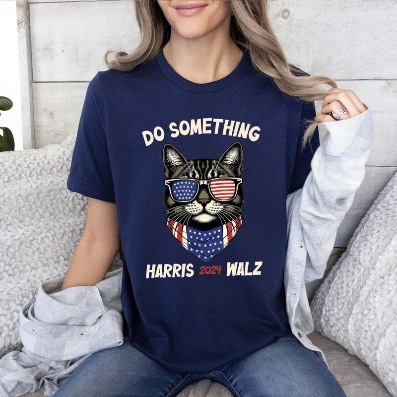 Do Something Shirt, Kamala Harris 2024 Shirt, Vote Presidential Election, Democratic National Convention 2024 Madam President Tee Top Womenswear