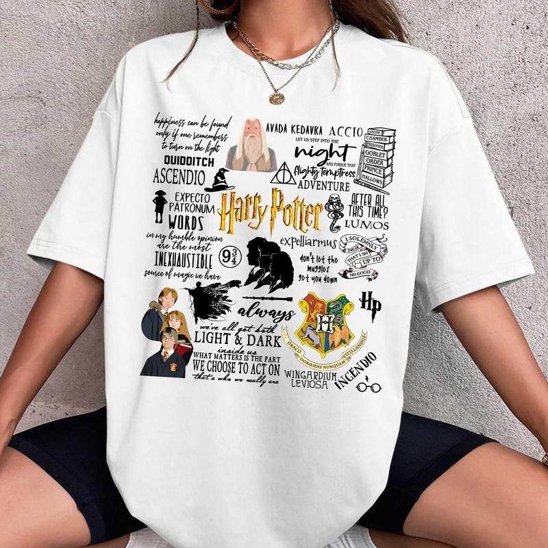 HP Gold Iconic Sweatshirt Hoodie Shirt, gift for fan, Hogwarts school, Sweatshirt, Hoodie