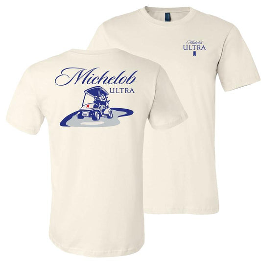 Michelob Ultra - Golf Caddie 2-sided T-shirt - Unisex Style Essentials - Colorful Range - Statement Pieces - Fashion For All - All Sizes Offered