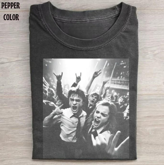 Potter Hangout With Granger Vintage Graphic T-shirt, Funny Harry Potter Movie Tee, Unisex Meme Funny Dumb Shirt