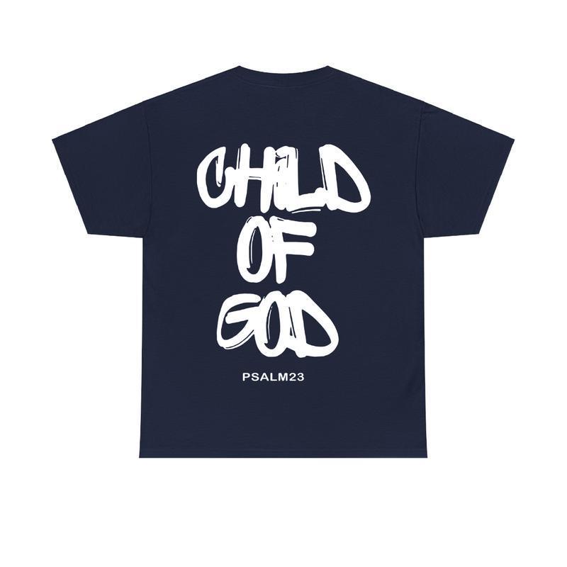 Vintage Child of God Backside Tshirt, Graphic Tee Shirt, Unisex Shirt, Shirt for Men & Women