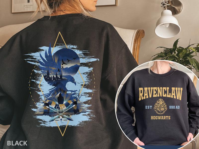 Vintage Hogwarts House Shirt, Ravenclaw Hogwarts Shirt, Hogwarts House Sweatshirt, HP Wizard Shirt, Harry Potter Shirt