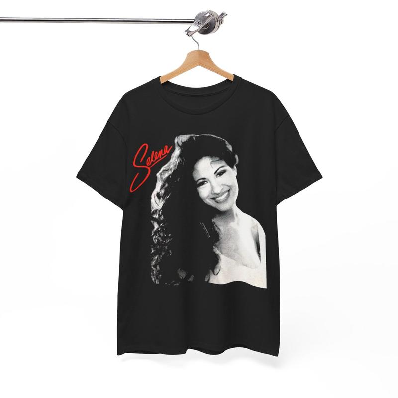 Selena T-shirt Selena Quintanilla Cotton Unisex Shirt  Menswear Tshirt