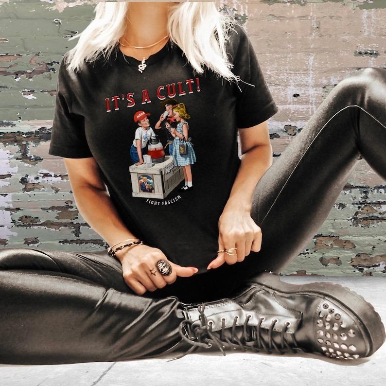 It's a Cult TShirt, Liberal Vote 2024 T Shirt, Anti Trump Shirt, Fuck Trump, Democrat T, Vote Shirt, Anti MAGA Tee, Anti Republican T-Shirt