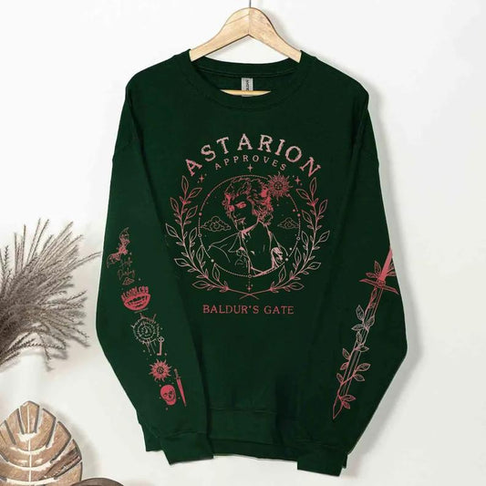 Baldurs Gate 3 Astarion Sweatshirt, Astarion Sweatshirt, Gamer Gift