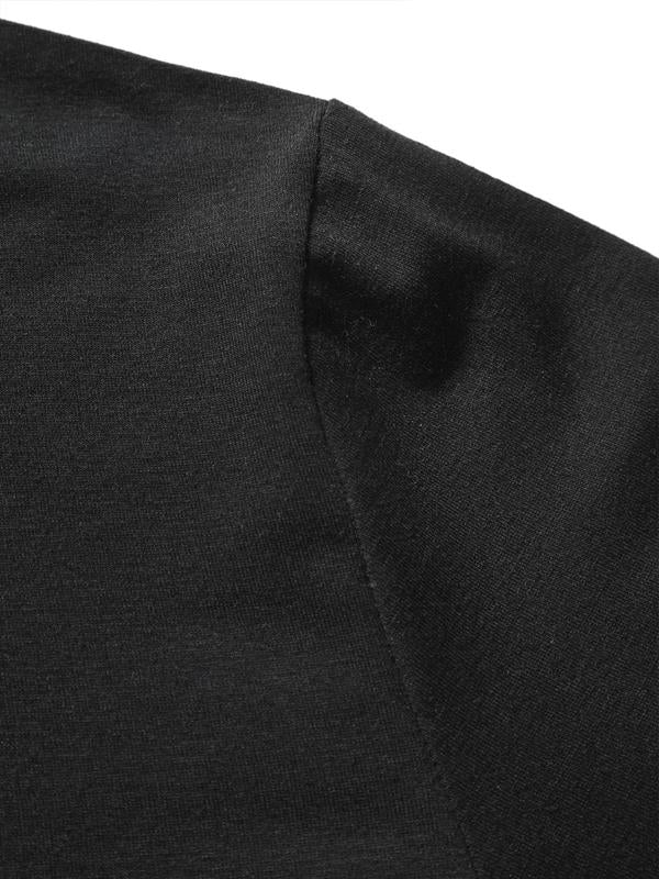 Men's Regular Fit Letter & Smiling Face Print Round Neck Graphic Tee, Casual Short Sleeve Crew Neck T-shirt for Summer, Fashion Men's Top for Daily We