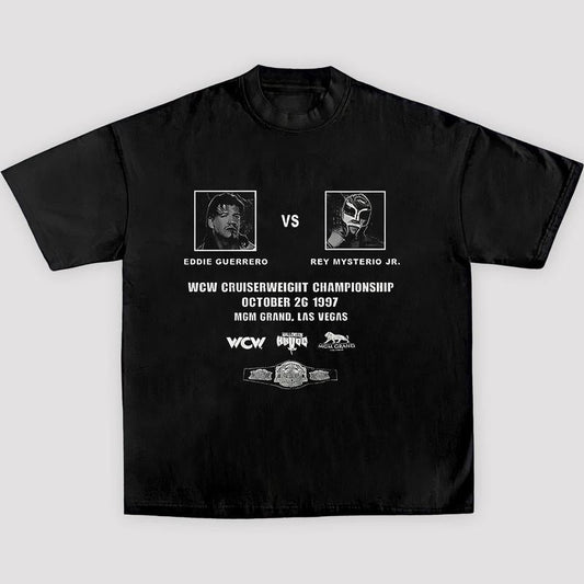 GUERRERO VS MYSTERIO-HALLOWEEN HAVOC 97' TEE, Wrestling Tee, WWE Tee, Wrestling Gift, Sports Shirt, Gift for Him Gift For Her Streetwear