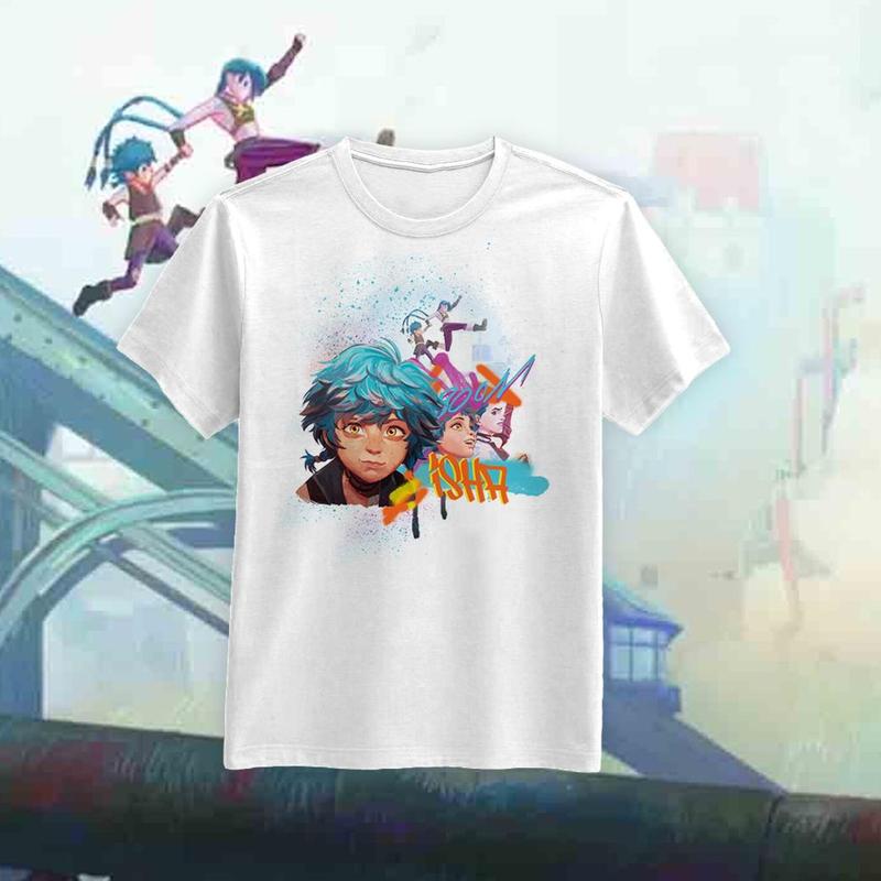 Isha, League Of Legends, Arcane, Vi, Powder, Jinx Unisex Heavy Cotton Tee