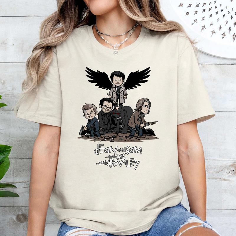 Supernatural Shirt, Supernatural Vintage T Shirt, Supernatural Friends T Shirt, Gift For Woman and Man Unisex T-Shirt Sweatshirt Hoodie