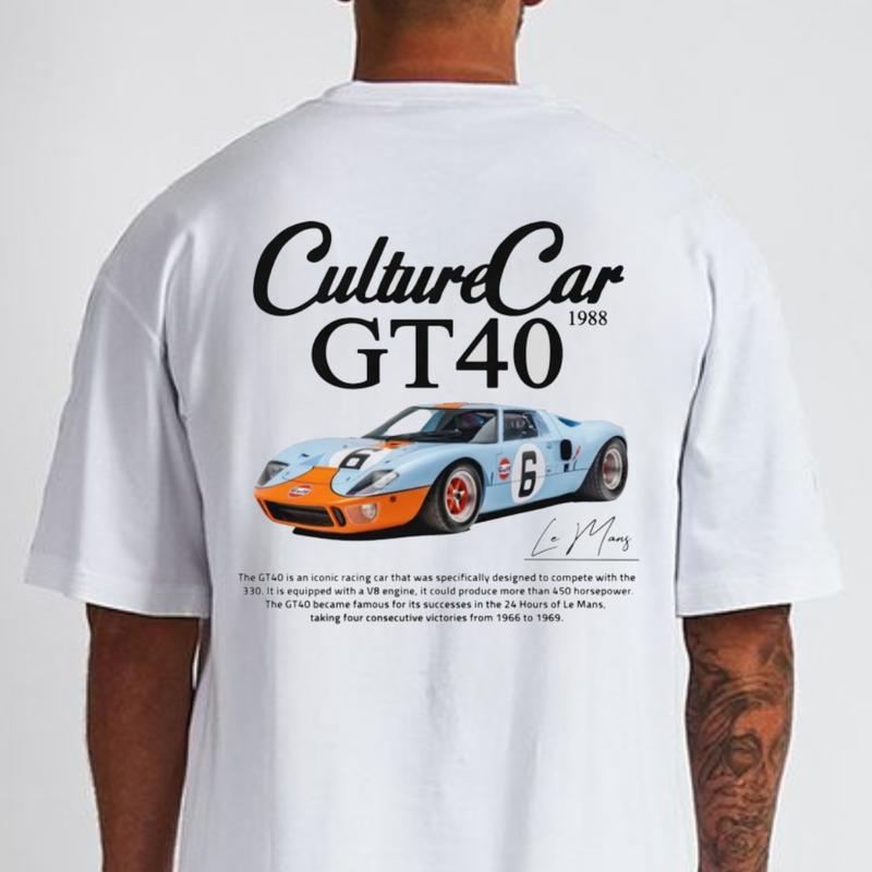 Ford GT40 Le Mans T-shirt, Hoodie, Sweater, Car Enthusiast Shirt, Car Clothing, 90's Car, Unisex, Vintage car shirt