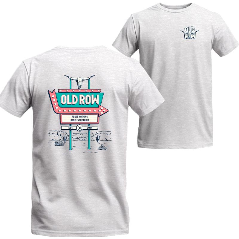 Local Boy Outfitters  Old Row Retro Sign T-Shirt, Old Row Short Sleeve Tee, Unisex Shirt