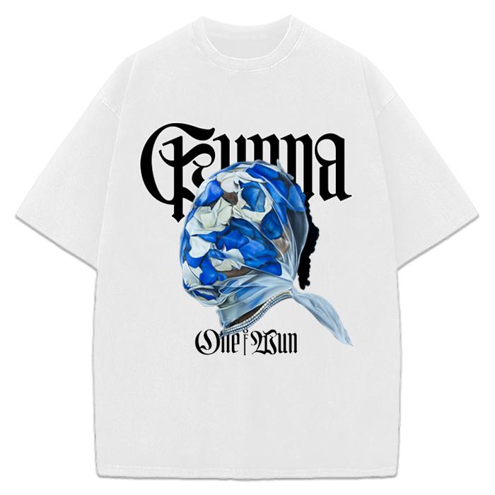 Gunna One Of Wun T-Shirt Album Art Custom Graphics Gunna Wunna Fan Tee Crewneck Cotton Menswear Oversized