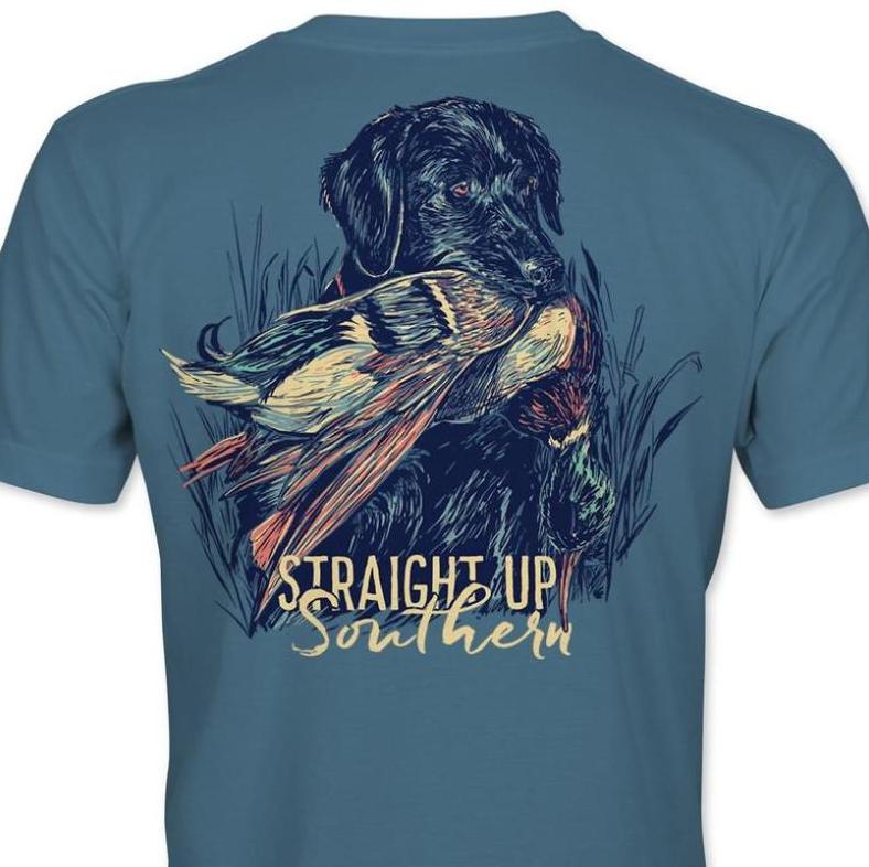 Straight Up Southern Tshirt, Full Color, Menswear Top, Womenswear Top