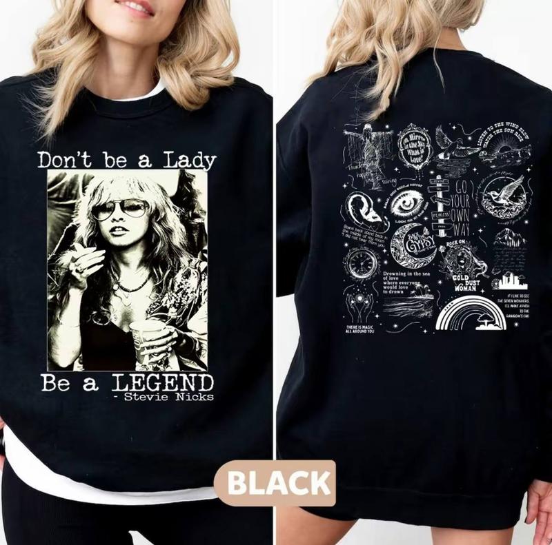 Tracklist Stevie Nicks 2 Sides Newest Shirt Sweatshirt Hoodie, Silver Springs Shirt, Gifts For Her