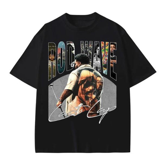 Rod Wave Last Lap Tour 2024 tshirt, Gift for Fans Cotton Menswear