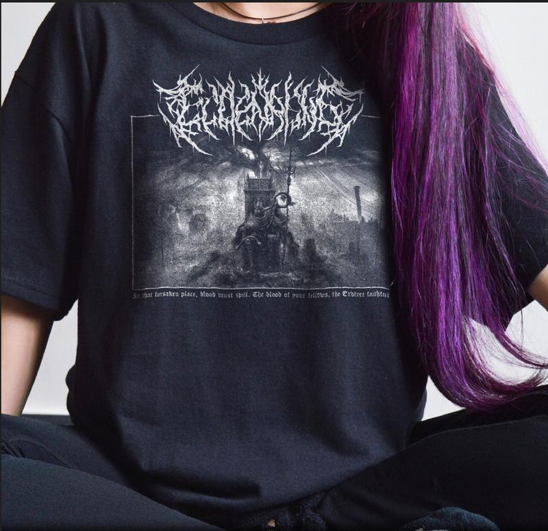 Shadow of the Erdtree T-Shirt, Elden Ring FromSoftware Unisex Metal Style Game Shirt, video games sweatshirt, fire of elden, The Warrior, Messmer Tee,