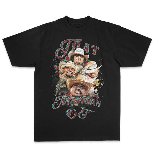 That Mexican OT - T Shirt Vintage Style Shaka Wear Heavy Weight Street Tee V3 Roses texas rap Classic Cotton Fabric Menswear Vintage  Graphic Tee