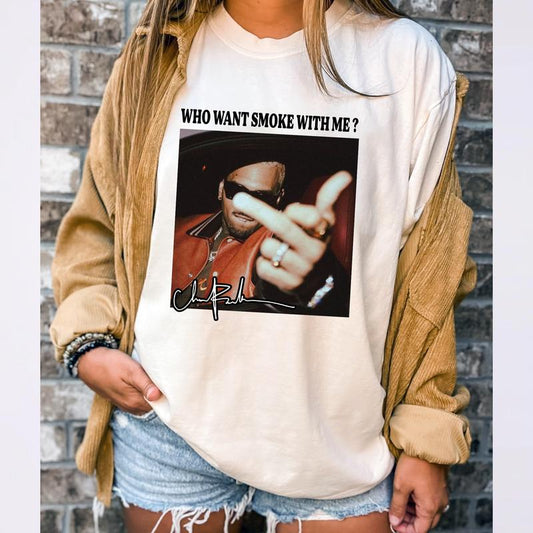 Who Want Smock With Me Br33zy Shirts Vintage Gift for Fan