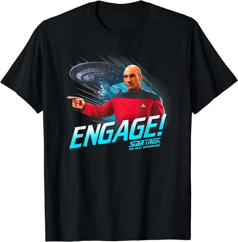 Star Trek Engage Picard TShirt