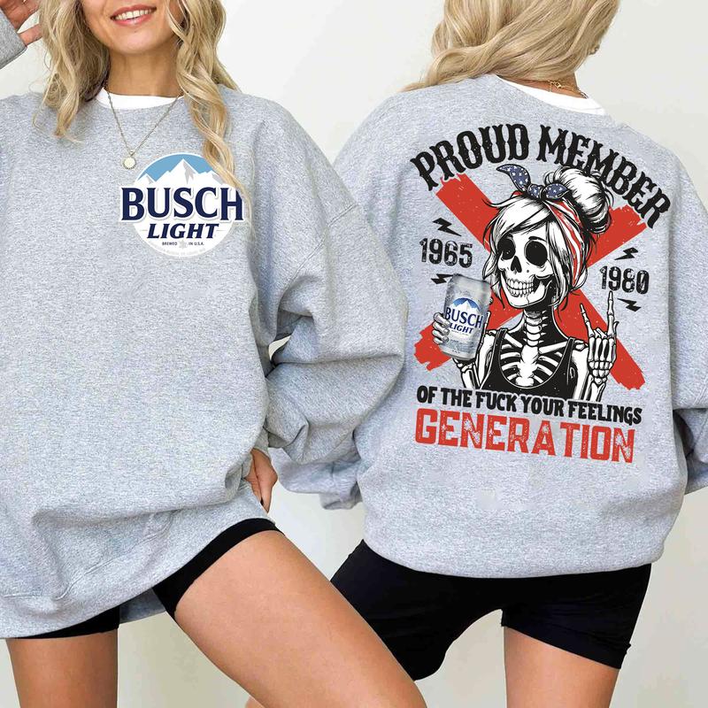 Gen X BusDrink Shirt Generation X FAFO Two Side Tee, Casual Gen X T-Shirt for GenX Enthusiasts