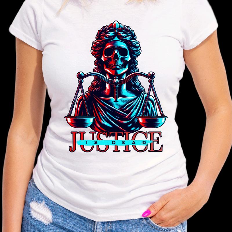 Justice T-Shirt Everyday Comfortable Cotton Breathable Top Soft Womenswear Casual t shirt
