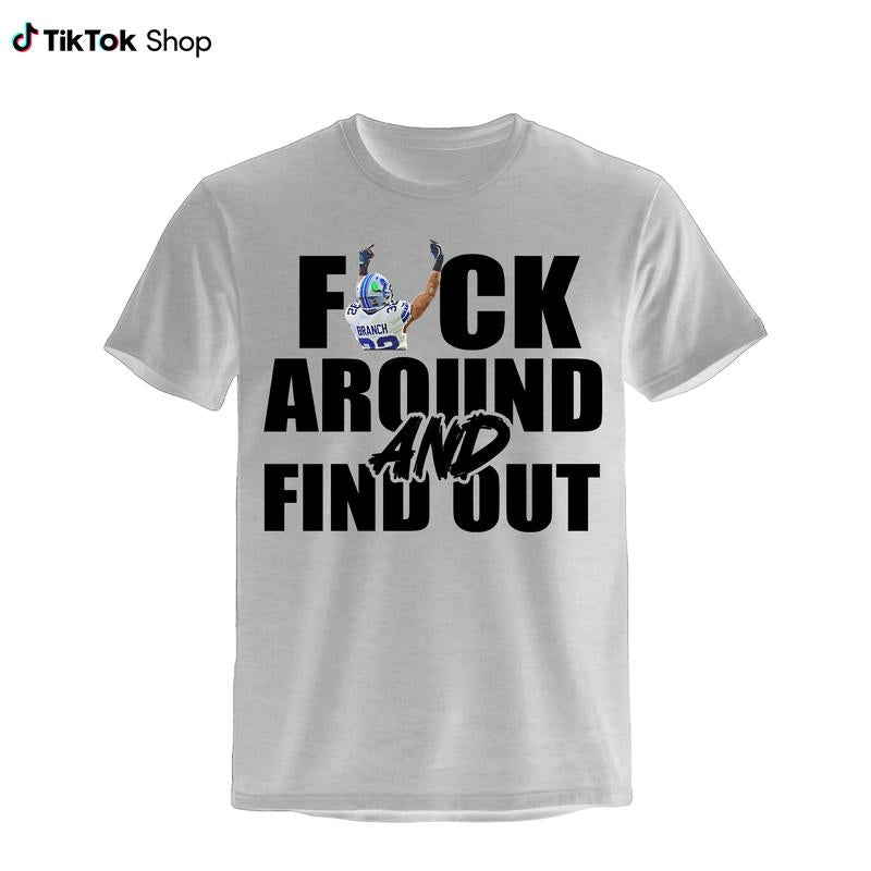 Branch F Around And Find Out T-shirts, Branch Football Shirt, Unisex Jersey Short Sleeve Tee