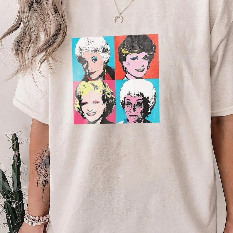 Golden Girls Thug Life Shirt, The Golden Girls Fan Shirt, Golden Girls Lover Gift, Power Girl T-shirt  Casual Comfort Cotton Fabric