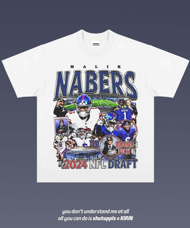 MALIK NABERS 1.0 VINTAGE TEE  AMERICAN FOOTBALL  GIFT FOR FAN