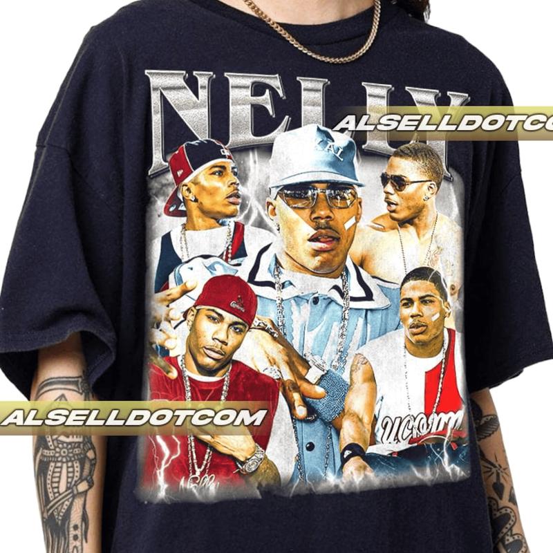 Limited Nelly, Rapper Vintage Shirt Gift for Woman anda Man, Sweater, Hoodie for Men, Women