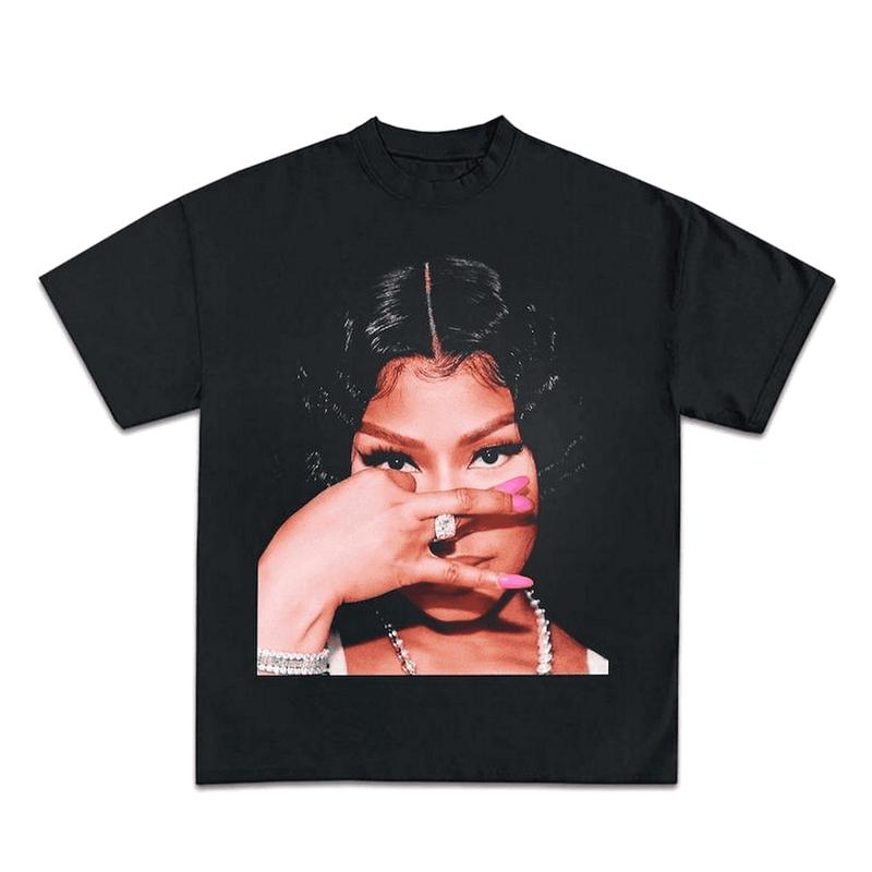 Nickis S Minaj Tee T Shirt, Gift For Women And Man Unisex T Shirt 90S Vintage Bootleg Unisex Rap T Shirt Vintage Tee,Unisex Cotton Graphic Tee