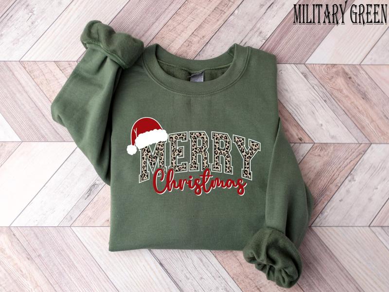 Merry Christmas Cute Winter ShirtSweatshirtHoodie, Retro Crewneck, Gift For Xmas, Cotton, Womenswear Tops