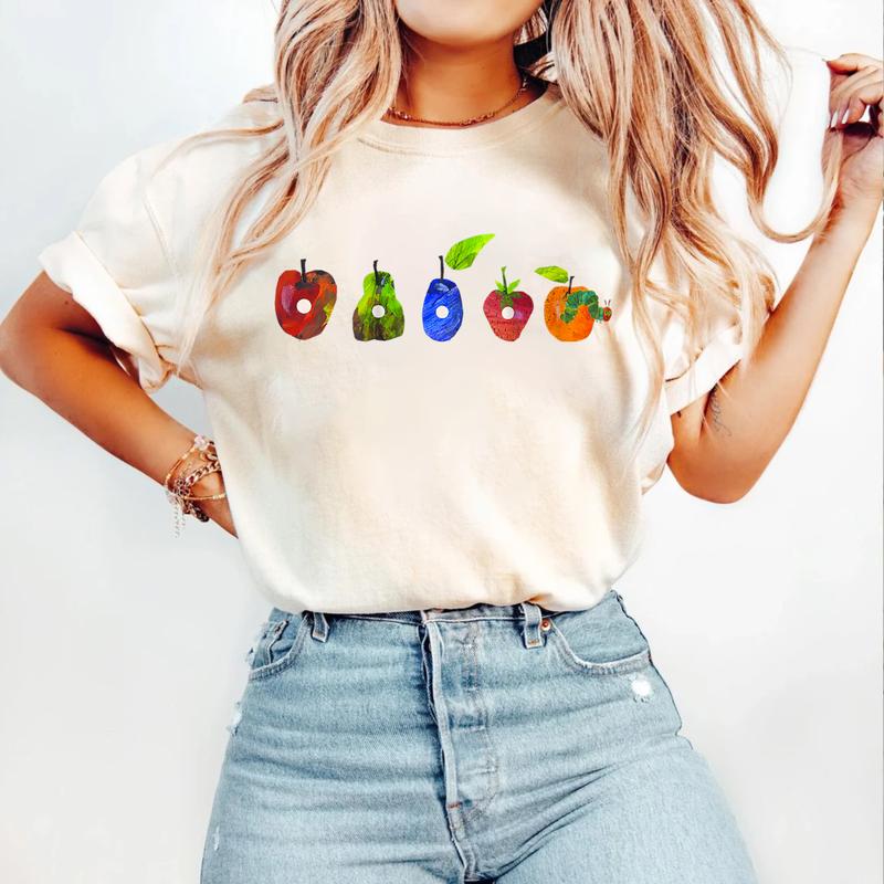 Eric Carle The Very Hungry Caterpillar Still Hungry Shirt, Hungry Caterpillar Fruit Always Hungry Caterpillar Saturday T-Shirt, Teacher T-shirt, Frien