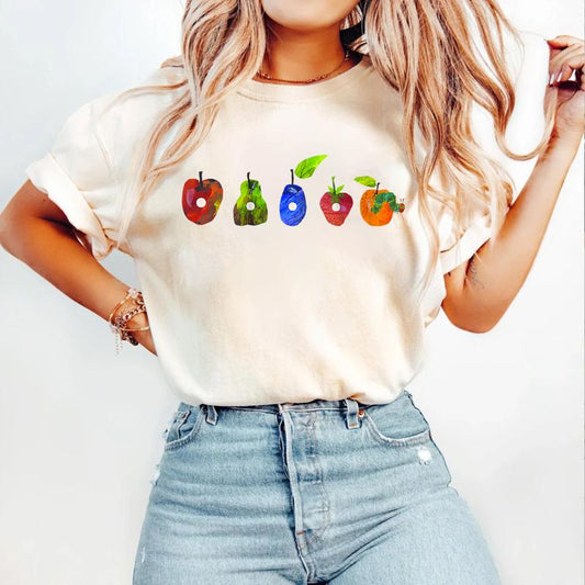 Eric Carle The Very Hungry Caterpillar Still Hungry Shirt, Hungry Caterpillar Fruit Always Hungry Caterpillar Saturday T-Shirt, Teacher T-shirt, Frien