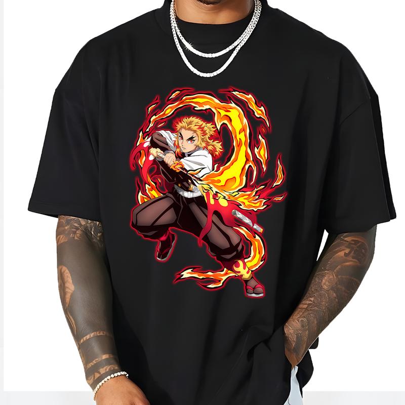 Rengoku Flame Breathing t-shirt, Demon Slayer main characters shirt, Kimetsu No Yaiba t-shirt, anime sweatshirt hoodie, Tanjiro shirt, Rengoku t-shirt