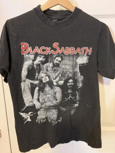 Black Sabbath Very RARE The Wizard reprint T Shirt Cotton Menswear