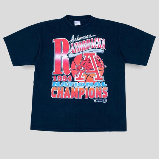 1994 Razorbacks National Champions Arkansas Vintage T-Shirt
