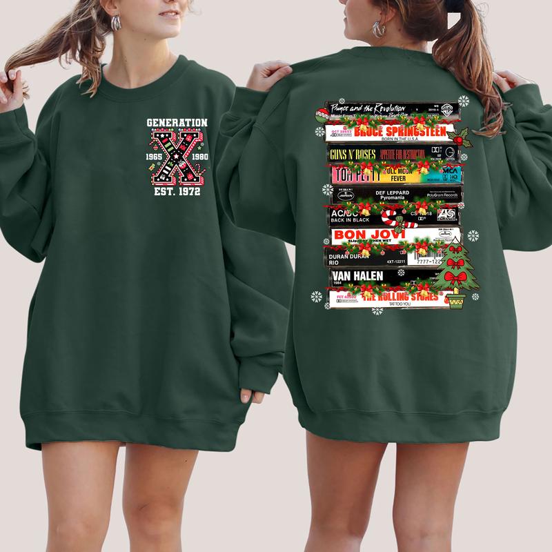 Gen X Christmas New T-Shirt Proud Members, Vintage Inspired Humor, Sarcasm Quotes