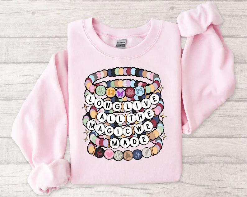 Long Live Friendship Bracelet Stack TshirtSweatshirtHoodie,Friendship Bracelet Tshirt, Tshirt for Fan, Fan Gifts