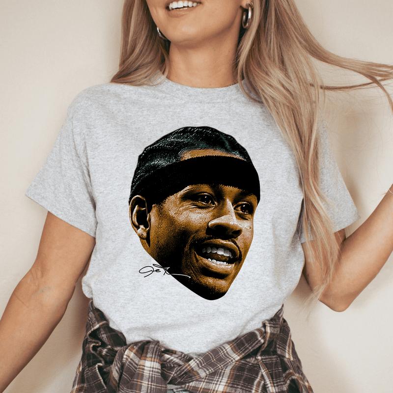 ALLEN IVERSON T-SHIRT Rare The Answer Rap Tee Vintage Style Graphic Print Collectible Kobe Lebron Shaq For Mens, Womens
