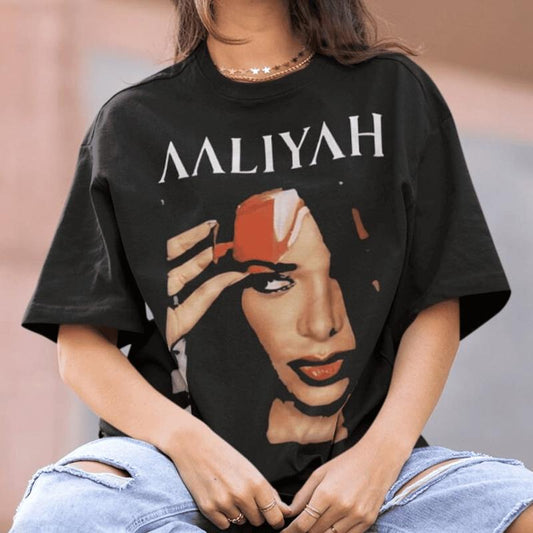 AALIYAH TSHIRT, Aaliyah Tee, Aaliyah Princess Of R&B Hiphop RnB Rapper T-Shirt For Men And Women