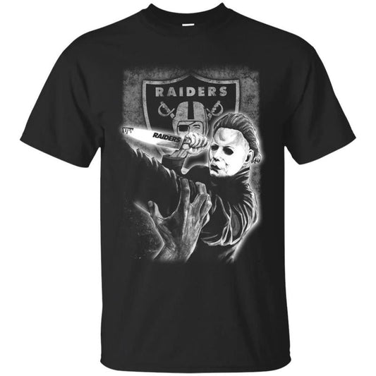 Oakland Raiders Halloween T shirts, Michael Myers T-Shirts, Full Size, Full Color, Gift For Men And Women Sweatshirt, Hoodie, Comfort Colors Sweatshir