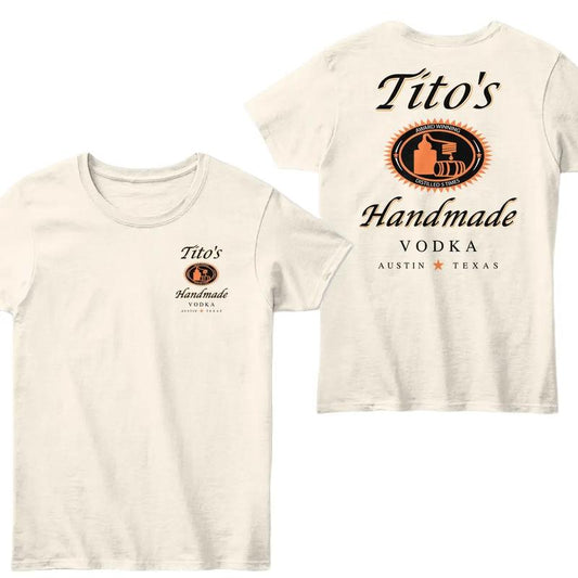 Tito's Shirt, 2 Side, Tito's Handmade Vodka T-shirt, Unisex Short Sleeve For Men, For Women planbtwistedtea Menswear Top