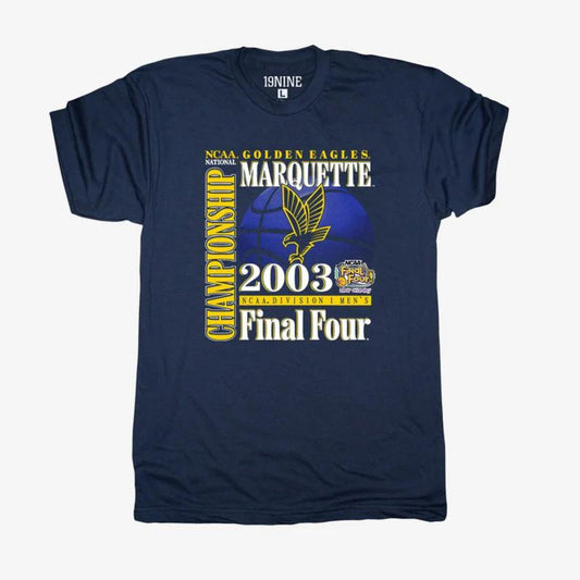 MARQUETTE '03 FINAL FOUR CHAMPIONS VINTAGE TEE