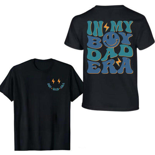 In My Boy Dad Era T-shirt, Dad Hoodie, Funny Shirt For Dad, Dad Birthday Gift, Fathers Day Gift, Aesthetic Clothes Hoodie and Sweatshirt, Full Color a